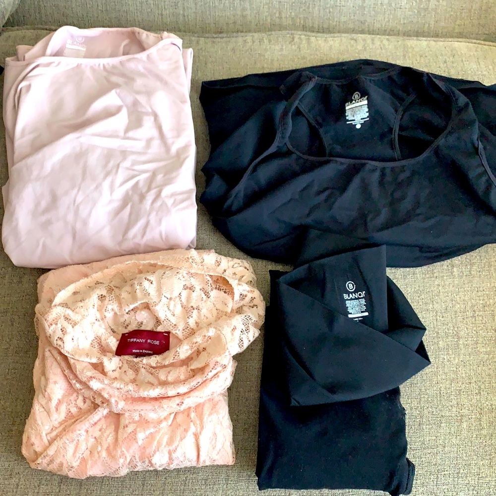 Bundle of maternity clothes